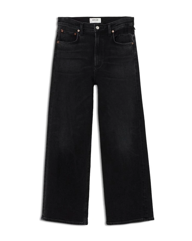Ren High Rise Wide Leg Jeans Hush