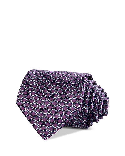 The Men's Store at Bloomingdale's Classic Link Print Necktie - Exclusive