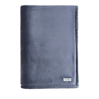 Calvin Klein Core Plush Solid Blanket