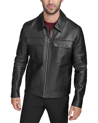 Cole Haan Zip Front Jacket