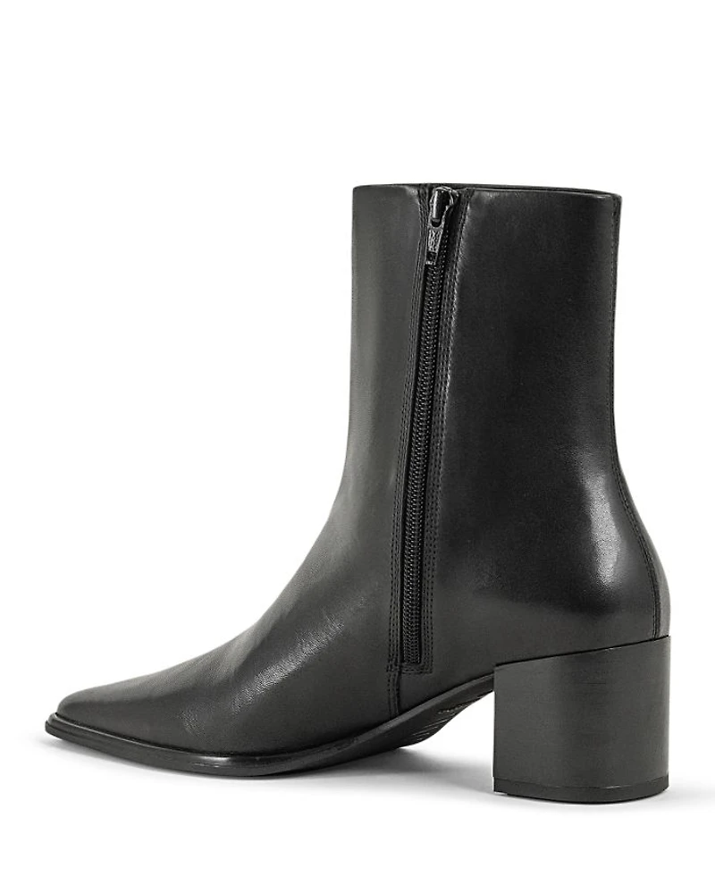 Women's Giselle Pointed Toe Block Heel Ankle Boots
