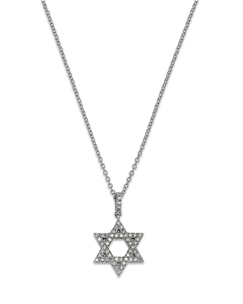 Bloomingdale's Diamond Star of David Pendant Necklace Earrings