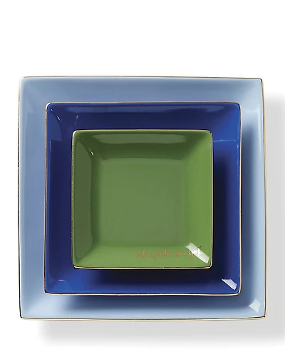 kate spade new york Make It Pop 3 Piece Tray Set
