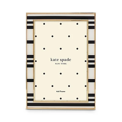 kate spade new york Sitting Pretty 4 x 6 Stripe Frame