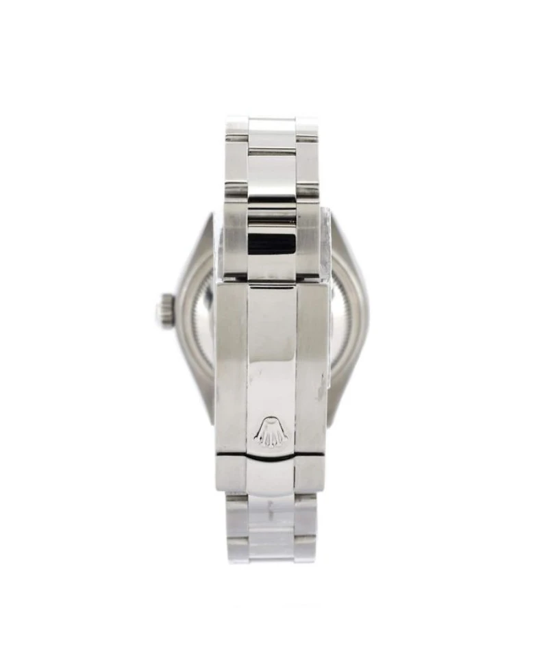 Oyster Perpetual Datejust Dark Grey Automatic Watch in Stainless Steel and White Gold 28mm