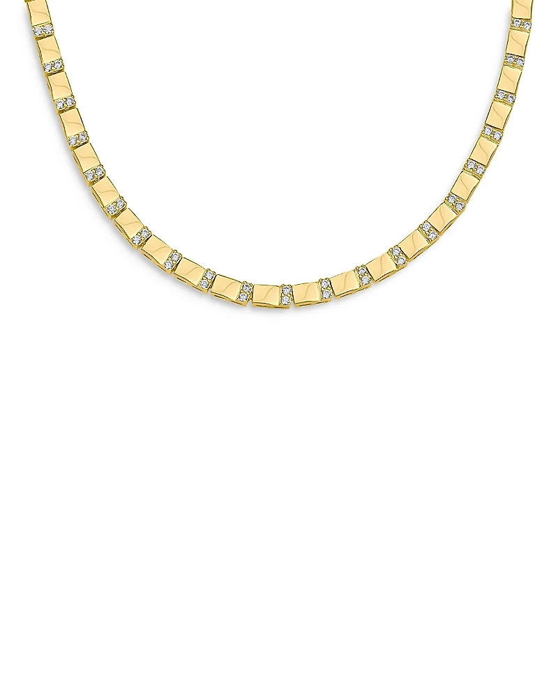 Kenneth Jay Lane Pave Bar Necklace