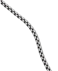 Box Chain Necklace with an Accent of 14K Gold, 1.7mm