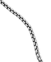 Box Chain Slider Necklace in Sterling Silver, 1.7mm