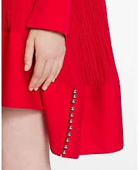 Flared Pleated Dress