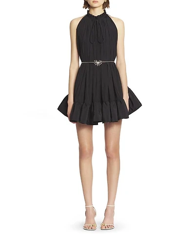 Short Dress With Ruffles