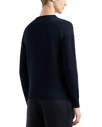 Embroidered Eagle Logo Sweater
