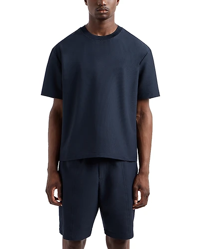 Emporio Armani Super Lightweight Technical Seersucker T Shirt