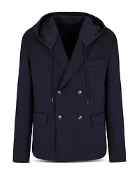 Double Breasted Fleece Jacket