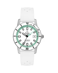Zodiac Compression Diver Automatic White Rubber Watch, 40mm