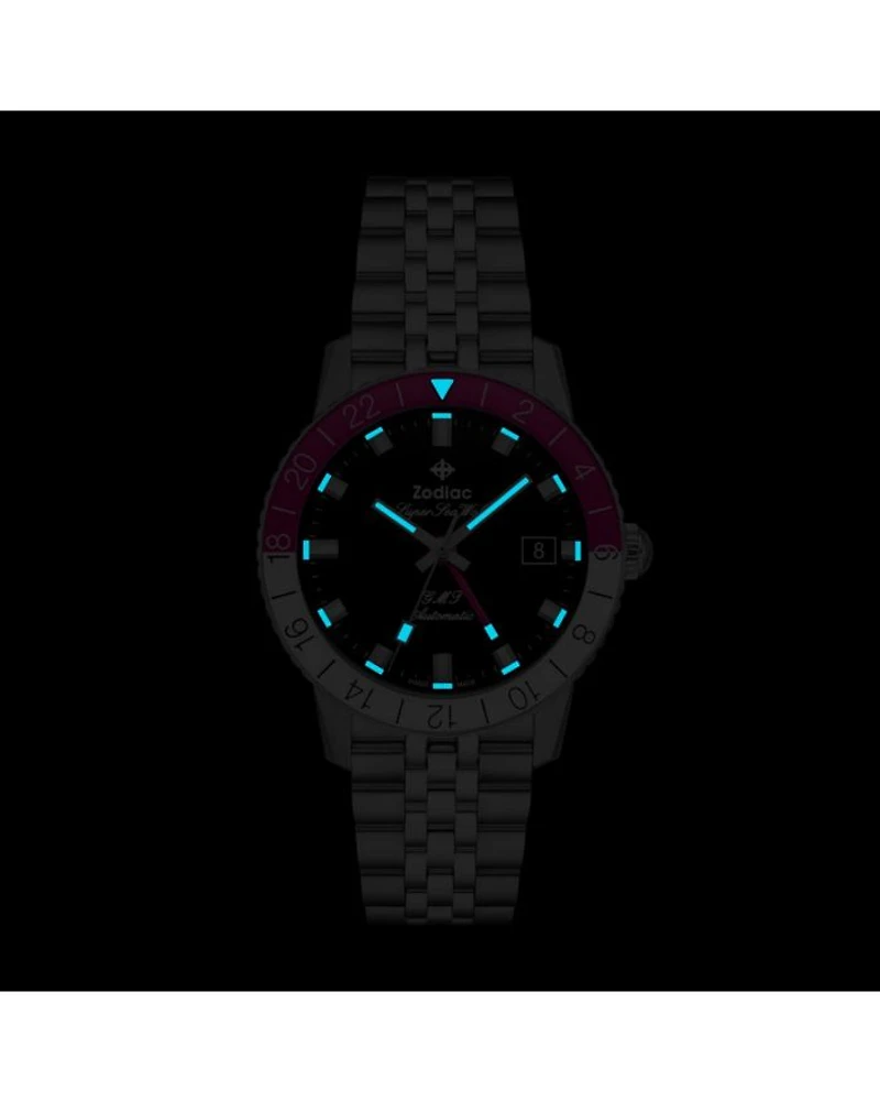 GMT Automatic Stainless Steel Watch