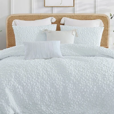 Floral Bubble Comforter Set
