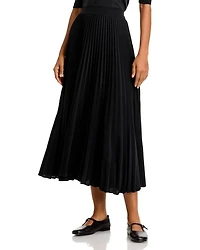 Pleated Midi Skirt