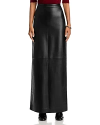 Leather Maxi Skirt