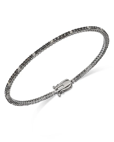 Bloomingdale's Fine Collection Black & White Diamond Tennis Bracelet