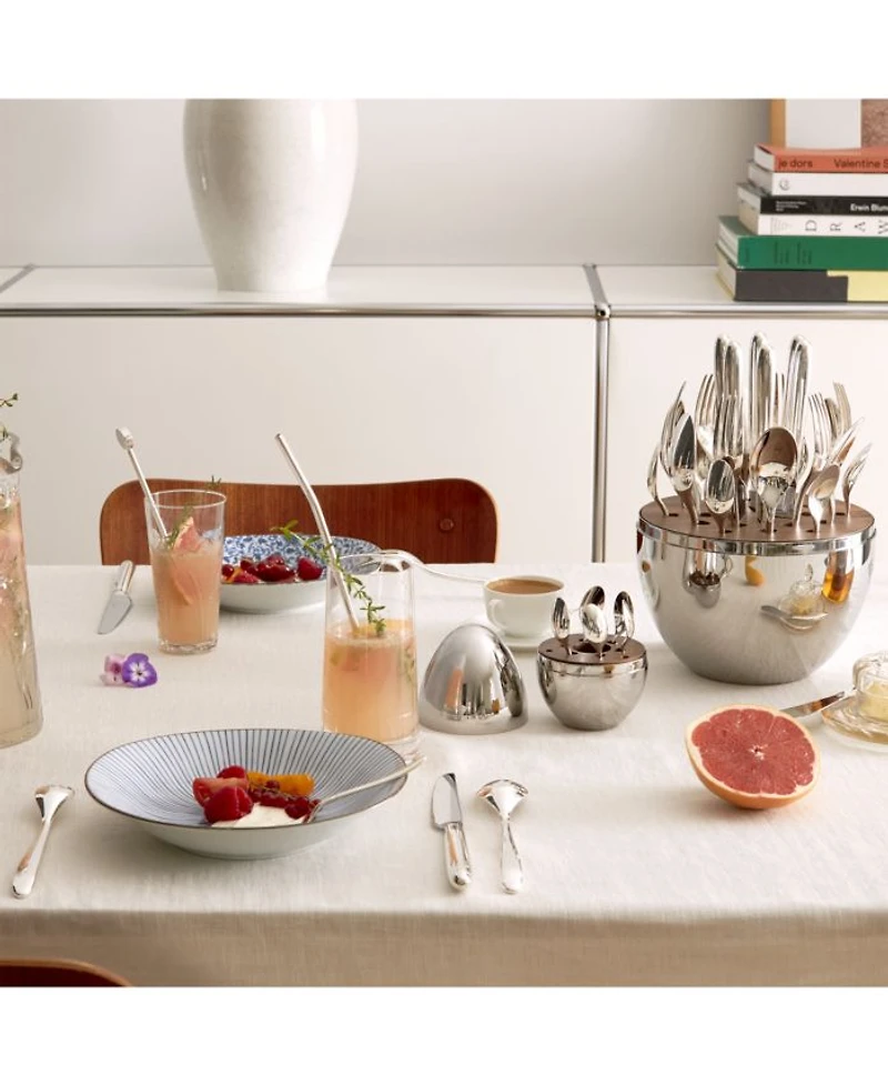 Mood Silverplate 24-Piece Flatware Set