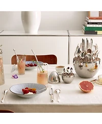 Mood Silverplate 24-Piece Flatware Set