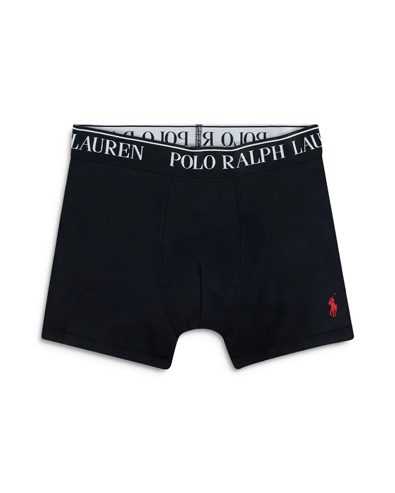 Boys' Cotton Stretch Jersey Boxer Briefs, Pack of 3 - Big Kid