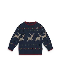 Unisex Reindeer Fair Isle Sweater - Baby