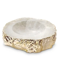Anna new york Casca Bowl, Crystal & Gold