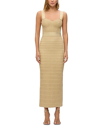Herve Leger The Metallic Eva Gown