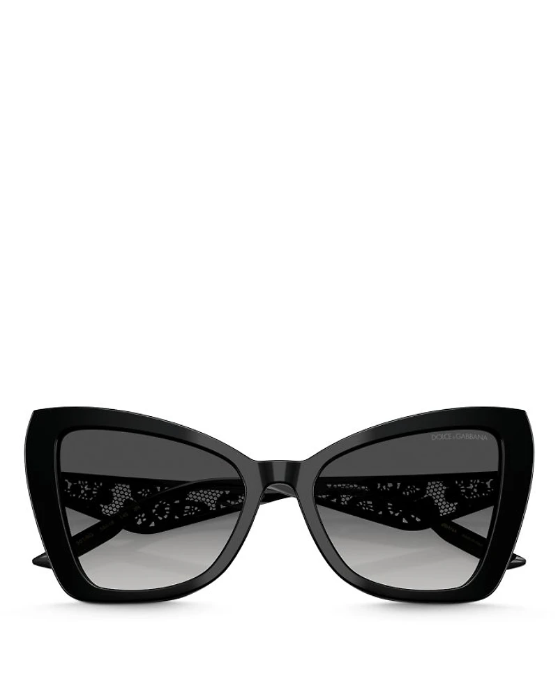Lace Cat Eye Sunglasses, 55mm
