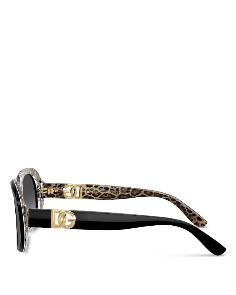 Allure Oval Sunglasses, 56mm