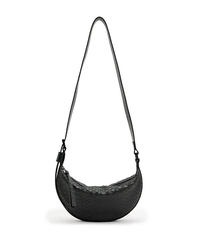 Half Moon Leather Crossbody