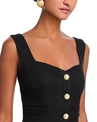 Sweetheart Neck Mini Dress