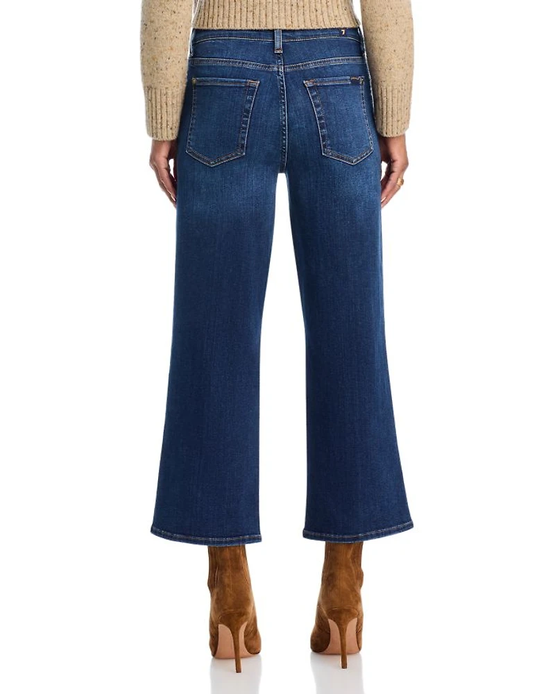 Alexa High Rise Cropped Jeans Wave