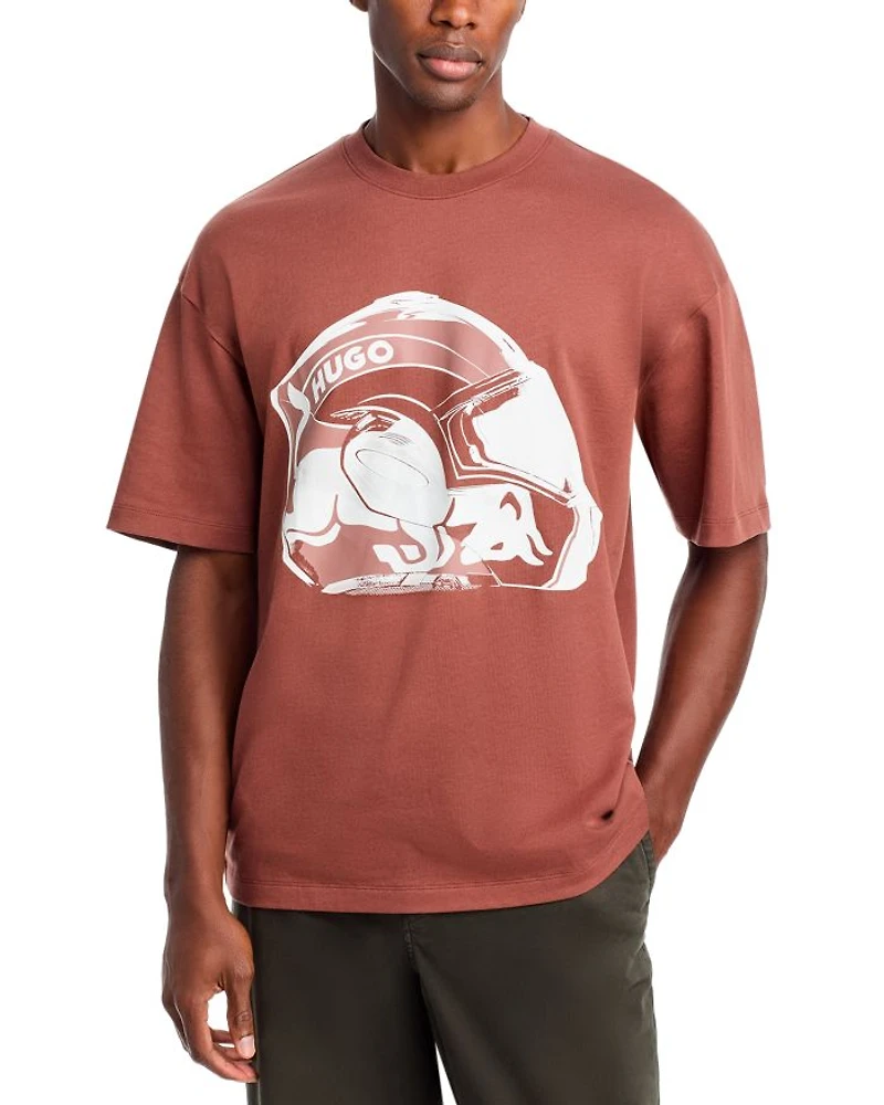 Dit Cotton Logo Graphic Tee
