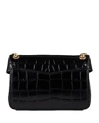 Small Embossed Leather Crossbody Bag