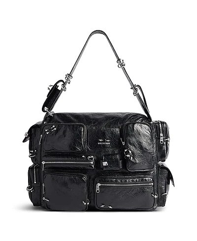 Balenciaga Superbusy Large Sling Bag with Piercings