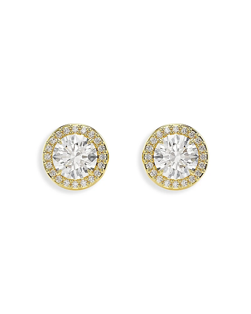 Swarovski Una Crystal Halo Stud Earrings