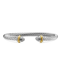 David Yurman Cable Classics Bracelet with Diamonds and 14K Gold