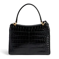 Rodeo Mini Handbag Crocodile Embossed