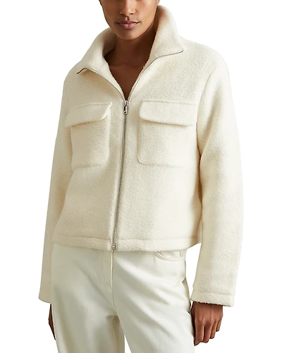 Reiss x Les 100 Ciels Lola Knitted Jacket