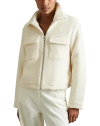 Reiss x Les 100 Ciels Lola Knitted Jacket