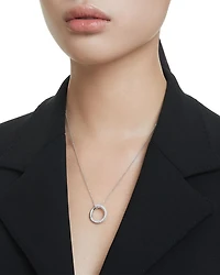 Dextera Pavé Pendant Necklace, 19.75"
