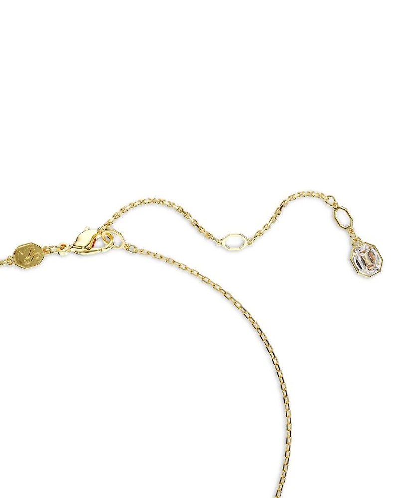 Symbolica Crystal Evil Eye Pendant Necklace in Gold Tone, 14.87"-16.87"