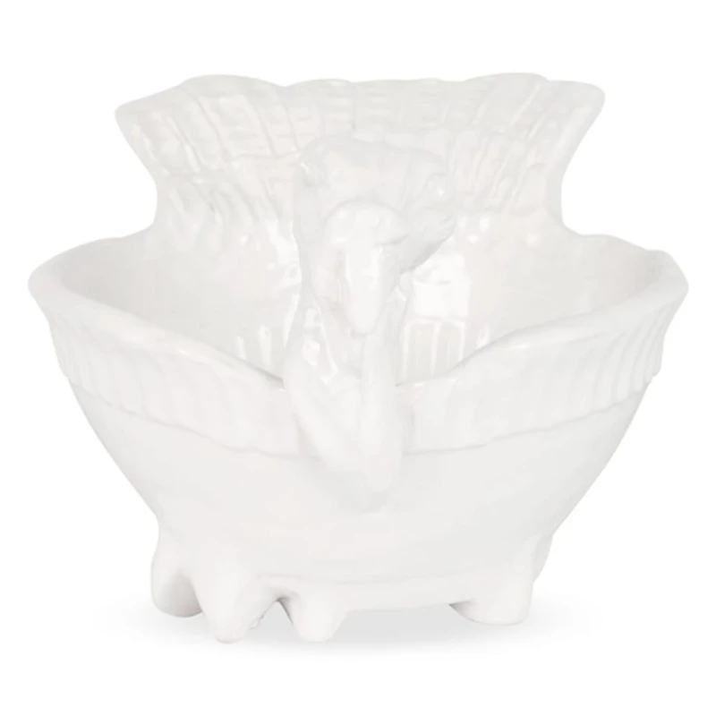 Pietra Tacchino Figural Deep Serving Bowl