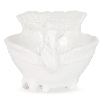 Pietra Tacchino Figural Deep Serving Bowl
