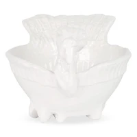 Pietra Tacchino Figural Deep Serving Bowl