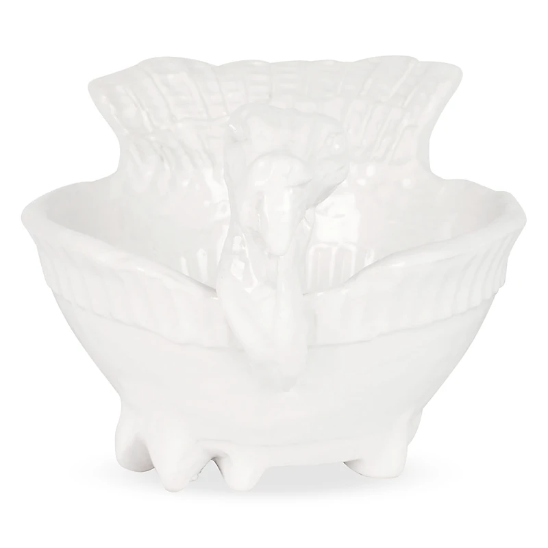 Vietri Pietra Tacchino Figural Deep Serving Bowl