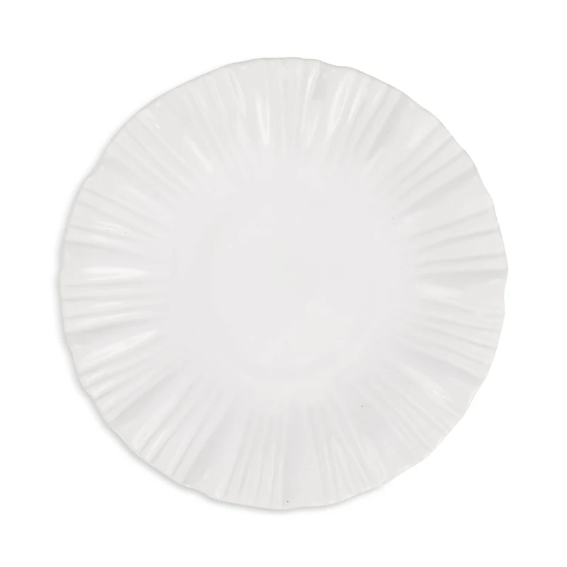 Vietri Bari White Salad Plate