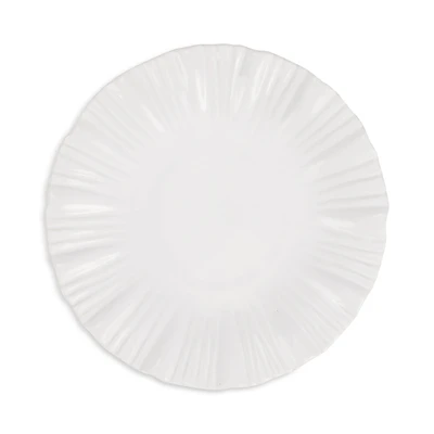 Vietri Bari White Salad Plate